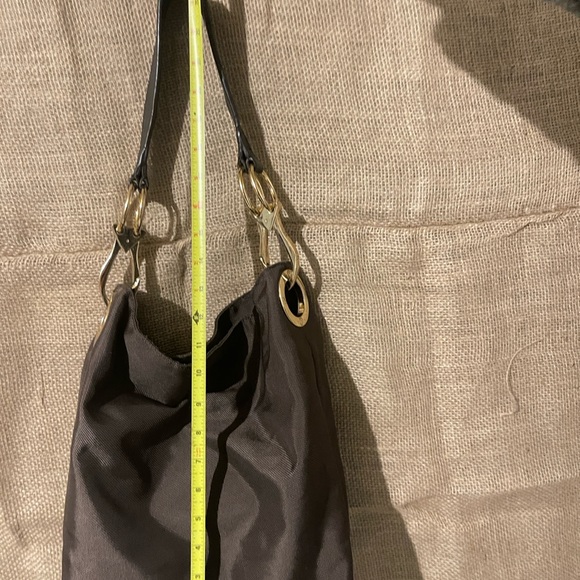 JPK PARIS 75 Brown Nylon Canvas Shopper Tote Shoulder Handbag - Picture 6 of 7